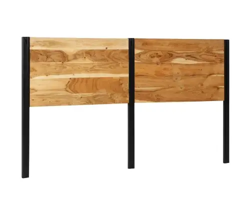 Galvgalis, 180 Cm, Akācijas Masīvkoks Un Dzelzs Vidaxl