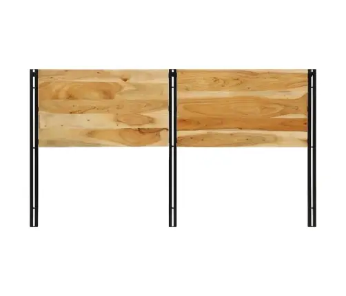 Galvgalis, 180 Cm, Akācijas Masīvkoks Un Dzelzs Vidaxl
