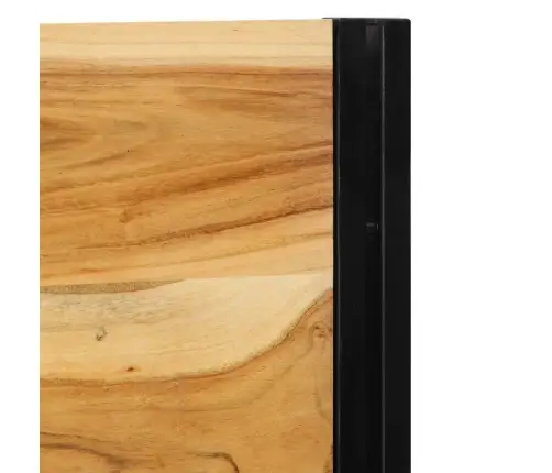 Galvgalis, 180 Cm, Akācijas Masīvkoks Un Dzelzs Vidaxl