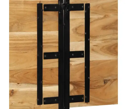 Galvgalis, 180 Cm, Akācijas Masīvkoks Un Dzelzs Vidaxl