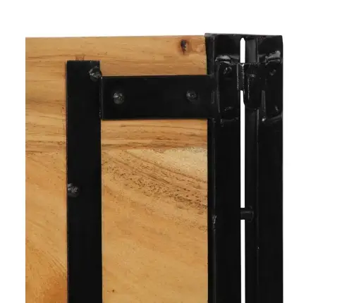 Galvgalis, 180 Cm, Akācijas Masīvkoks Un Dzelzs Vidaxl