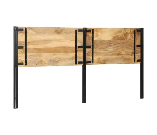 Galvgalis, 180 Cm, Mango Masīvkoks Un Dzelzs Vidaxl