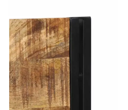 Galvgalis, 180 Cm, Mango Masīvkoks Un Dzelzs Vidaxl