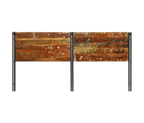 Galvgalis, 200 Cm, Pārstrādāts Masīvkoks Un Dzelzs Vidaxl