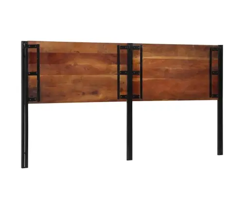 Galvgalis, 200 Cm, Pārstrādāts Masīvkoks Un Dzelzs Vidaxl