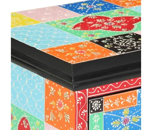 Naktsgaldiņš 2 Gabali Daudzkrāsains 40X35X45 Cm Inženiertehniskais Koks Vidaxl