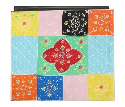 Naktsgaldiņš 2 Gabali Daudzkrāsains 40X35X45 Cm Inženiertehniskais Koks Vidaxl