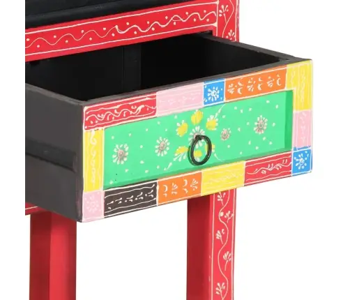 Konsoles Galds Ar Atvilktnēm Daudzkrāsains Inženierizstrādāts Koks Vidaxl