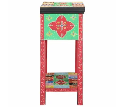 Konsoles Galds Ar Atvilktnēm Daudzkrāsains Inženierizstrādāts Koks Vidaxl