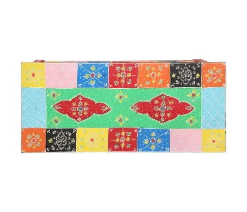 Konsoles Galds Ar Atvilktnēm Daudzkrāsains Inženierizstrādāts Koks Vidaxl