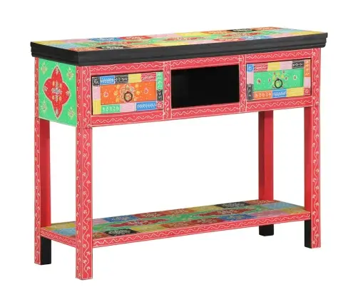 Konsoles Galds Daudzkārtējs 100X30X75 Cm No Cietā Mango Koka Vidaxl