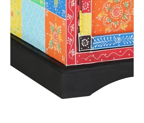 Tv Galdiņš Daudzkrāsains 100X35X50 Cm No Cieta Mango Koka Vidaxl Tv Galdiņš Daudzkrāsains 100X35X50 Cm No Cieta Mango Koka Vidaxl