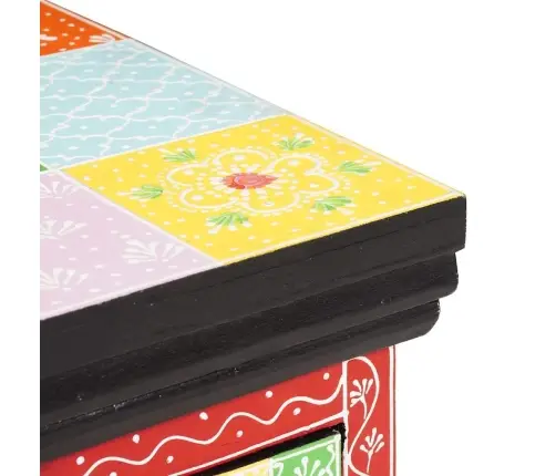 Telerikapp Sahtliga Mitmevärviline 60 X 30 X 24 Cm Mangopuit