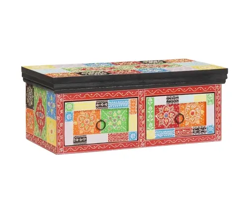 Telerikapp Sahtliga Mitmevärviline 60 X 30 X 24 Cm Mangopuit