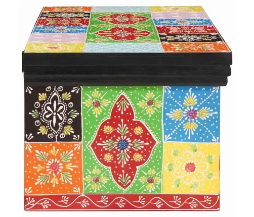 Telerikapp Sahtliga Mitmevärviline 60 X 30 X 24 Cm Mangopuit