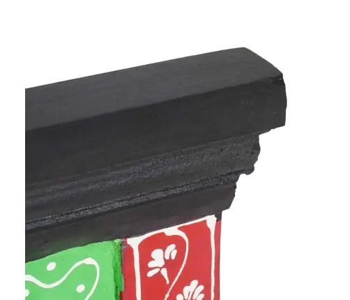 Pie Sienas Piestiprināms Mēteļu Pakaramais Ar 4 Āķiem 80X25X2 Cm No Cieta Mango Koka Un Inženiertehniskā Koka Vidaxl