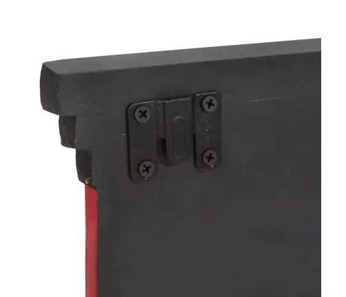 Pie Sienas Piestiprināms Mēteļu Pakaramais Ar 4 Āķiem 80X25X2 Cm No Cieta Mango Koka Un Inženiertehniskā Koka Vidaxl