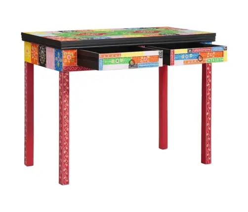 Galds 100X50X75 Cm Ciets Mangokoks Vidaxl