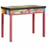 Galds 100X50X75 Cm Ciets Mangokoks Vidaxl