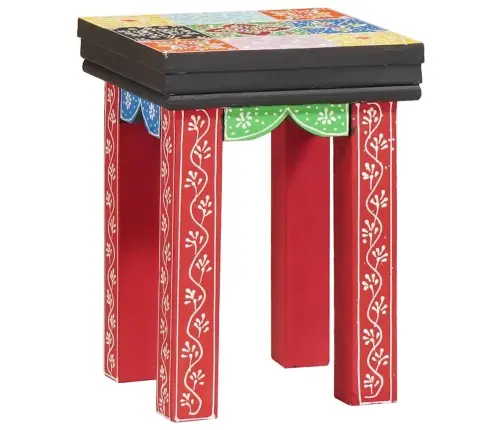 Virpuļgaldi 3 Gab. Ciets Koks Vidaxl Virpuļgaldi 3 Gab. Ciets Koks Vidaxl