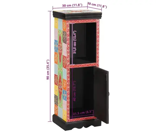 Stalčius Su Stalčiais Su Durimis Įvairiaspalvis 30 X 30 X 90 Cm
