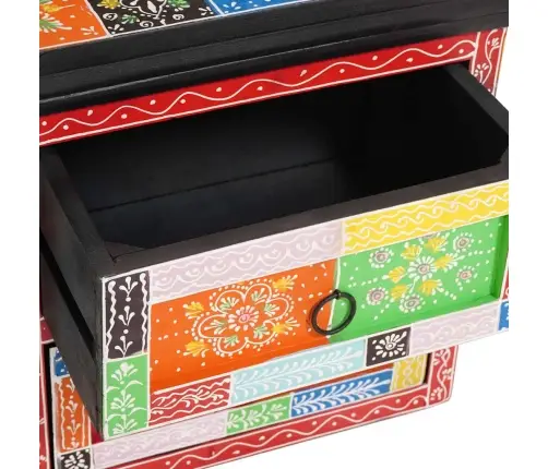 Nakts Skapītis Ar Atvilktni Daudzkrāsains 40 X 30 X 40 Cm Vidaxl