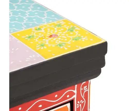 Nakts Skapītis Ar Atvilktni Daudzkrāsains 40 X 30 X 40 Cm Vidaxl