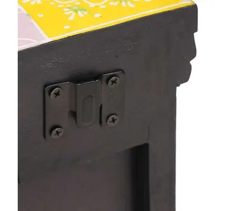 Nakts Skapītis Ar Atvilktni Daudzkrāsains 40 X 30 X 40 Cm Vidaxl