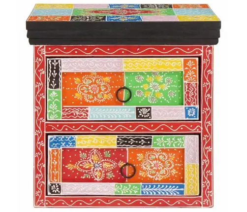 Nakts Skapītis Ar Atvilktni Daudzkrāsains 40 X 30 X 40 Cm Vidaxl