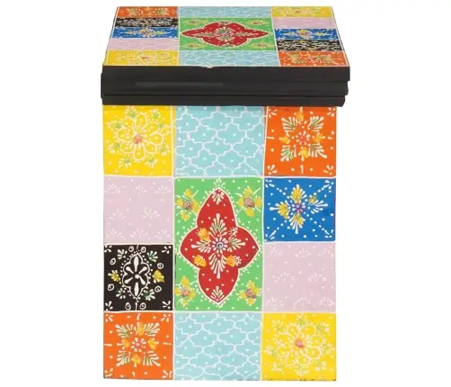 Nakts Skapītis Ar Atvilktni Daudzkrāsains 40 X 30 X 40 Cm Vidaxl