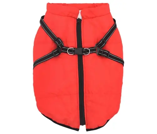 Koeramantel Rakmetega Veekindel Peegeldav, Punane, L48