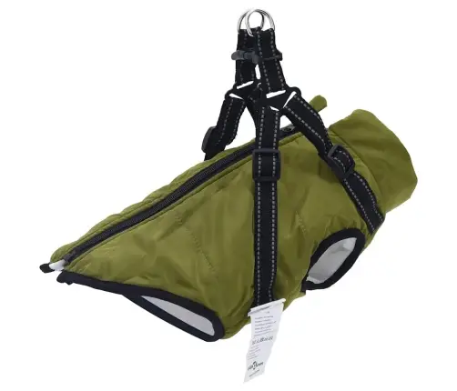 Šunų Kailis Su Diržais, Atsparus Vandeniui, Žalias, L32