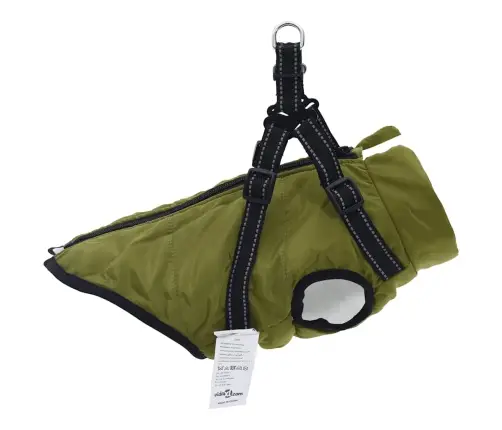 Šunų Kailis Su Diržais, Atsparus Vandeniui, Žalias, L32