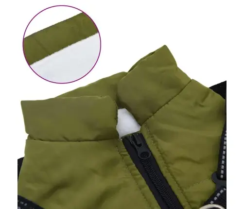 Šunų Kailis Su Diržais, Atsparus Vandeniui, Žalias, L32