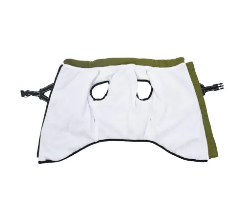 Koeramantel Rakmetega Veekindel Peegeldav, Sõjaväeroheline, L48