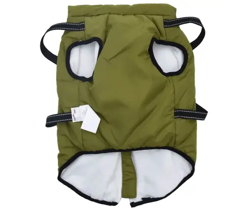 Koeramantel Rakmetega Veekindel Peegeldav, Sõjaväeroheline, L48