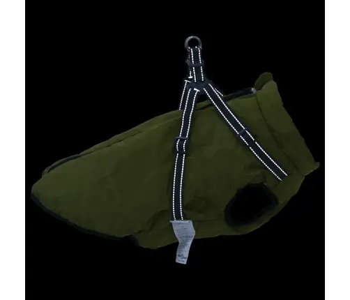 Koeramantel Rakmetega Veekindel Peegeldav, Sõjaväeroheline, L48