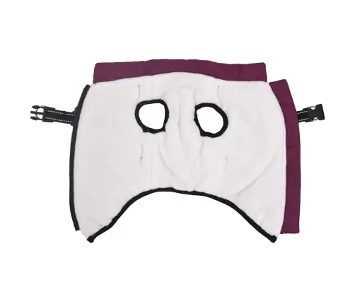 Suņu Mētelis Ar Iejūgu Ūdensizturīgs Atstarojošs Violets L24 Vidaxl