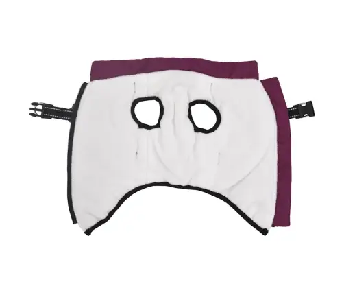 Suņu Mētelis Ar Iejūgu Ūdensizturīgs Atstarojošs Violets L32 Vidaxl