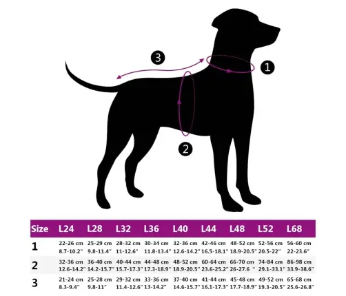 Suņu Mētelis Ar Iejūgu Ūdensizturīgs Atstarojošs Violets L44 Vidaxl