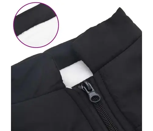 Koeramantel Rakmetega Veekindel Peegeldav, Must, L24