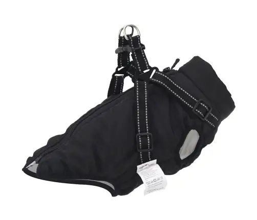 Koeramantel Rakmetega Veekindel Peegeldav, Must, L36