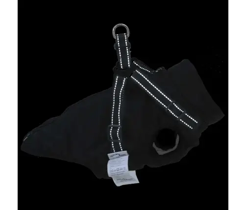 Koeramantel Rakmetega Veekindel Peegeldav, Must, L40