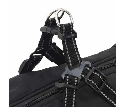 Koeramantel Rakmetega Veekindel Peegeldav, Must, L44