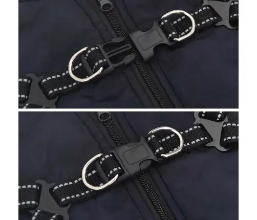 Suņu Mētelis Ar Iejūgu Ūdensnecaurlaidīgu Atstarojošu L32 Vidaxl