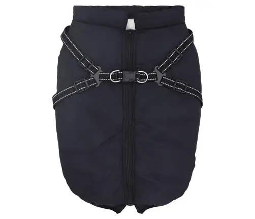 Suņu Mētelis Ar Iejūgu Ūdensnecaurlaidīgu Atstarojošu L48 Vidaxl