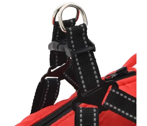 Koeramantel Rakmetega Veekindel Peegeldav, Punane, L36