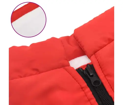 Šunų Kailis Su Diržais, Atsparus Vandeniui, Raudonas, L40