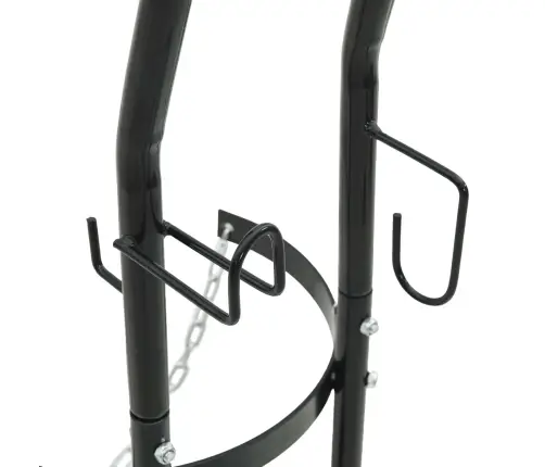 Rankinis Vežimėlis Juoda Ir Raudona 49 X 49 X 101 Cm Plienas