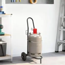 Rokas Rati Melns Un Sarkans 49 X 49 X 101 Cm Tērauds Vidaxl